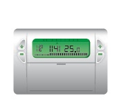 Thermostat d'ambiance programmable pour chauffage central