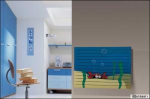 Radiateur acier d�coratif design