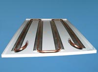 Dalle de plafond chauffant hydraulique