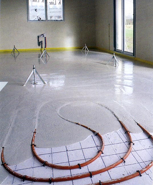 Le plancher chauffant à eau