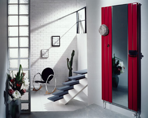 Radiateur décoratif à façade miroir