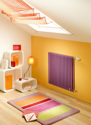 Radiateur décoratif à façade graphique