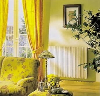 Radiateur en fonte moderne